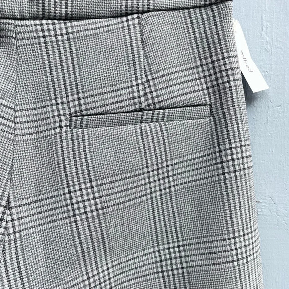 Wilfred  Kick Flare Grey Houndstooth Pants, BNWT, size 6 (fits like 2/4) - Picture 8 of 12